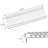 Hisencn 25.6 inch Grill Warming Rack for Home Depot Nexgrill 4 Burner 720-0830H, Chrome Plated Warming Rack Grates Grids For Nexgrill Accessories(For Nexgrill)