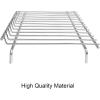 Hisencn 25.6 inch Grill Warming Rack for Home Depot Nexgrill 4 Burner 720-0830H, Chrome Plated Warming Rack Grates Grids For Nexgrill Accessories(For Nexgrill)