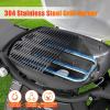 Hisencn 65032 Grill Burner Tube for Weber Q3200, Q3000, Q320, Q300, 57060001, 404341, 586002 Gas Grills, 304 Stainless Steel, Grill Burner Replacement for Weber Q Series 60036, 80385, 13122(23.75 in)