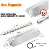 Hisencn Grill Parts Kit for Home Depot Nexgrill 6 Burner 720-0896E, 720-0896B, 720-0896C Gas Grill, Stainless Steel Grill Burners, Heat Plates Tent Shields Flame Tamers, Cooking Grates Grid(2 Stainless steel grate + 5 burner + 5ss heat tent)