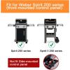 Replacement Parts for Weber 7637 Grates & 7635 Flavorizer Bars, Parts for Weber Spirit 200, GS4 Spirit II 200 Series Gas Grill with Front Control,15.3” Flavor Bars, 17.5” Cooking Grates for Weber E210(Cast Iron Grates)
