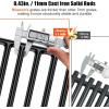 Replacement Parts for Weber 7637 Grates & 7635 Flavorizer Bars, Parts for Weber Spirit 200, GS4 Spirit II 200 Series Gas Grill with Front Control,15.3” Flavor Bars, 17.5” Cooking Grates for Weber E210(Cast Iron)