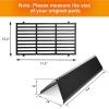 Replacement Parts for Weber 7637 Grates & 7635 Flavorizer Bars, Parts for Weber Spirit 200, GS4 Spirit II 200 Series Gas Grill with Front Control,15.3” Flavor Bars, 17.5” Cooking Grates for Weber E210(Cast Iron Grates)