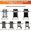 Replacement Parts for Weber 7637 Grates & 7635 Flavorizer Bars, Parts for Weber Spirit 200, GS4 Spirit II 200 Series Gas Grill with Front Control,15.3” Flavor Bars, 17.5” Cooking Grates for Weber E210(Cast Iron)