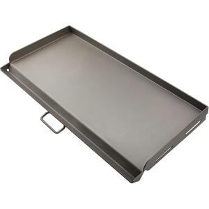 Hisencn 2 Burner Griddle for Camp Chef Stove, Flat Top Griddle for Gas Grills, Portable Griddle with Oil Drip Port, Camping Griddle for Camp Chef 14″ Cooking Systems, Outdoor Cooking Equipment, 14×32“(14″ x 32″)