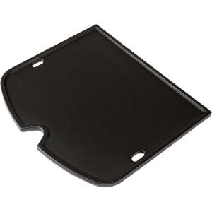 Hisencn 7034 Cast Iron Griddle for Weber Traveler Portable Gas Grill, Cooking Griddle for Weber Traveler 9010001 Outdoor BBQ Grill Replacement Part, Black