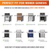 Hisencn Full Size Griddle Insert for Genesis II 300 Series (2017 and Newer), Flat Top Griddle for Weber Genesis II 310 315 325 335 E-325 E-335 S-325 S-335(2022), Replacement Parts for Weber 66095