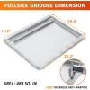 Hisencn Full Size Griddle for Weber Genesis 300 Series(2007-2016), for Weber Flat Top Griddle Genesis E310 E320 E330 S310 S320 S330, Stainless Steel Griddle Insert for Genesis 300 Series, with Handle