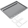 Hisencn Full Size Cast Iron Griddle Insert for Weber Genesis 300 Series(2007-2016), Genesis E-310 E-320 E-330, Genesis S-310 S-320 S-330, Flat Top Griddle Replace for Weber 7524 Grates, with Handle