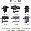 Hisencn Replacement Parts for Chargriller 3001, 3008, 3030, 4000, 5050, 5252 Gas Grill, Burner Tube, Heat Plate, Porcelain Cast Iron Cooking Grates, Ignitor for Chargriller 3 Burner Gas Grill(Black)