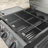 Hisencn Replacement Parts for Chargriller 3001, 3008, 3030, 4000, 5050, 5252 Gas Grill, Burner Tube, Heat Plate, Porcelain Cast Iron Cooking Grates, Ignitor for Chargriller 3 Burner Gas Grill(Black)