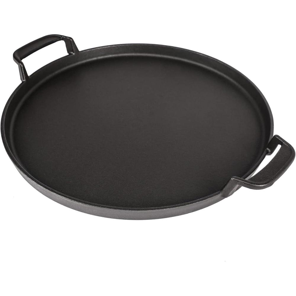 imageHisencn 7421 Gourmet BBQ System Griddle for Weber 22 12 inch Charcoal Grill Cast Iron 12 Griddle Pan for Weber Original Kettle Premium 225 Smokers Performer Premium Grill