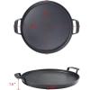 Hisencn 7421 Gourmet BBQ System Griddle for Weber 22 1/2 inch Charcoal Grill, Cast Iron 12″ Griddle Pan for Weber Original Kettle Premium 22.5” Smokers, Performer Premium Grill