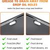Hisencn Enamel Cast Iron Griddle for Weber Traveler Portable Gas Grill, Compatible with Weber 7034 Traveler Griddle Insert for 9010001 Outdoor BBQ Grill Replacement Part, Black