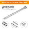 Hisencn Grill Replacement Part for Kenmore P02008010A, P02008029A, P01705009E, P01708034E, 141.16123, 141.16233 Gas Grill, Stainless Steel Burner, Heat Plate for Kenmore Grill Replacement Parts