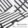 Hisencn Grill Grates for Brinkmann 810-2410-S, 810-2511-S, 810-8410-F, 810-2512-S, 810-8411-5, Porcelain Coated Cast Iron Cooking Gtates for Brinkmann Grill Replacement Parts, 17.75″ x 26.7″, 3 Pack