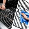 Hisencn Grill Grates for Brinkmann 810-2410-S, 810-2511-S, 810-8410-F, 810-2512-S, 810-8411-5, Porcelain Coated Cast Iron Cooking Gtates for Brinkmann Grill Replacement Parts, 17.75″ x 26.7″, 3 Pack