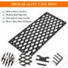 Hisencn Grill Replacement Parts for Dyna-Glo 3-Burner DGF371CRP-D DGH373CRP-D, Cast Iron Grill Grates, Porcelain Steel Heat Plates, Grill Parts Kit for Dyna-Glo Grill(3 Grill Grates+3 Flavorizer Bars)