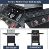 Hisencn Grill Replacement Parts for Dyna-Glo 3-Burner DGF371CRP-D DGH373CRP-D, Cast Iron Grill Grates, Porcelain Steel Heat Plates, Grill Parts Kit for Dyna-Glo Grill(2 Grill Grates+3 Flavorizer Bars)
