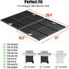Hisencn 17 Inch Grill Grate and Griddle Replacement Parts for Nexgrill 4 Burner 720-0830HR 720-0830H 720-0958A 720-0783E, 5 Burner 720-0888N, 720-0888 720-0697 Gas Grill Models(For Nexgrill 720-0830H grates)