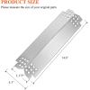 Hisencn Grill Parts for Home Depot Nexgrill 5 Burner 720-0882A, Stainless Steel Heat Plates and Grill Grates, 16.9” x 28.7” Cooking Grates for Nexgrill 720-0882A Evolution Infrared Plus(With 5 Stainless steel heat plates)
