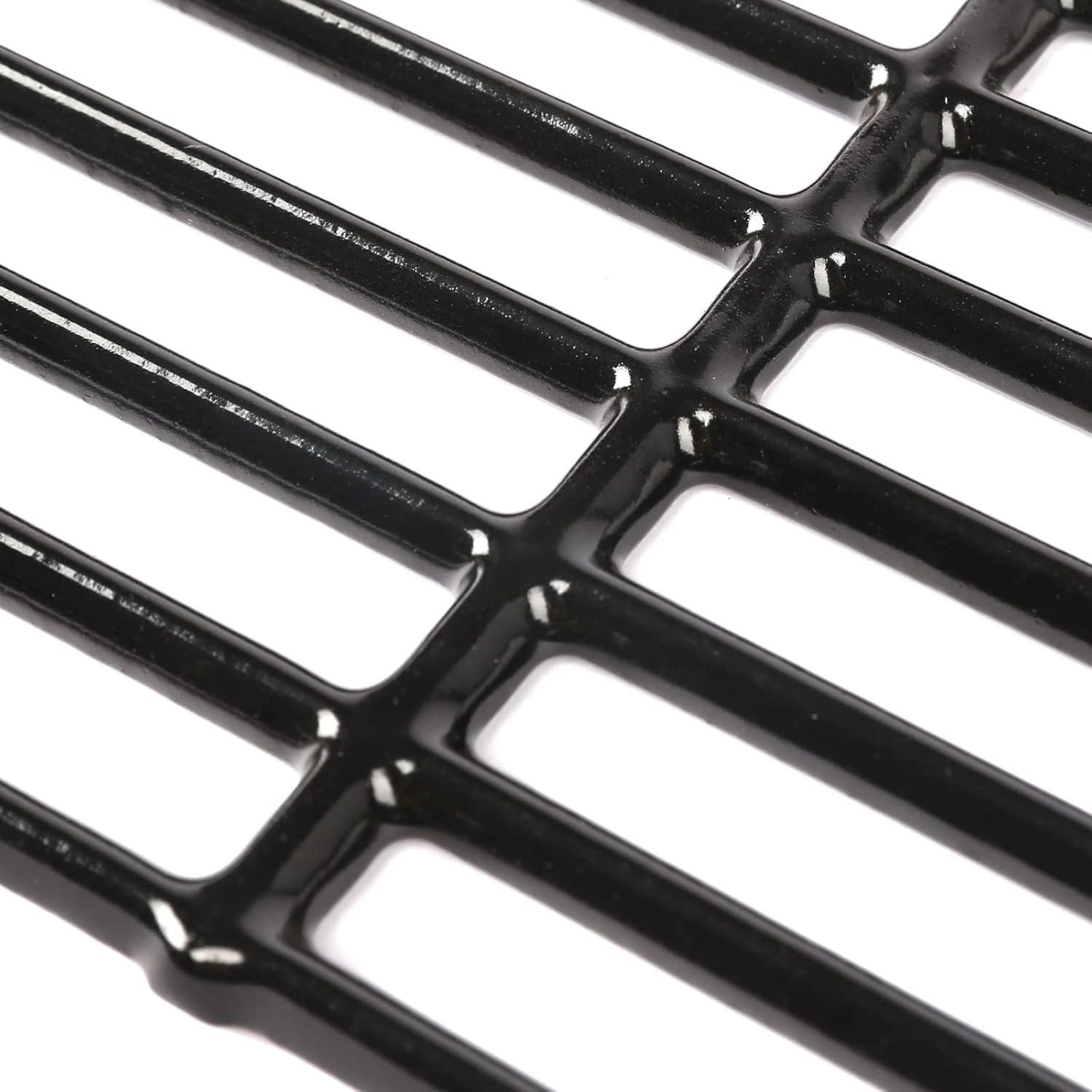 imageHisencn Replacement Parts for CharGriller 5050 3001 5650 3008 3030 4000 Porcelain Steel Heat Plate and Cooking Grates for Chargriller 3 Burner Gas GrillFor CharGriller 2121