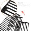 Hisencn Replacement Parts for Char-Griller 5050, 3001, 5650, 3008, 3030, 4000, Porcelain Steel Heat Plate and Cooking Grates for Chargriller 3 Burner Gas Grill(For Char-Griller 5050 grates+heat plates)