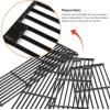 Hisencn Replacement Parts for Char-Griller 5050, 3001, 5650, 3008, 3030, 4000, Porcelain Steel Heat Plate and Cooking Grates for Chargriller 3 Burner Gas Grill(For Char-Griller 2121)