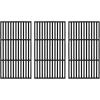 Hisencn Replacement Parts for Char-Griller 5050, 3001, 5650, 3008, 3030, 4000, Porcelain Steel Heat Plate and Cooking Grates for Chargriller 3 Burner Gas Grill(For Char-Griller 1624)