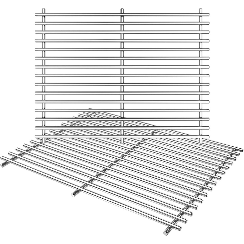 imageHisencn Grill Cooking Grates for Nexgrill 45 Burner Grills 7200783E 7200697 7200888 7200783C for Charbroil 463241113 463449914 for Master Forge 1010037 Grids Replacement Part 17 14