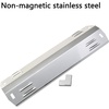 Hisencn Stainless Steel Gas Grill Heat Shield Plate Heat Tent Shield Deflector Replacement Parts for Dyna-Glo DGA480, DGA550, DGA480ssn, DGA480ssp, Master Forge MFA480, 550 Gas Grill Models (5-pack)