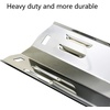 Hisencn Stainless Steel Gas Grill Heat Shield Plate Heat Tent Shield Deflector Replacement Parts for Dyna-Glo DGA480, DGA550, DGA480ssn, DGA480ssp, Master Forge MFA480, 550 Gas Grill Models (5-pack)