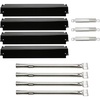 Hisencn Grill Parts for Charbroil Replacement Parts 463244011 463244012 463257010 463247310 463243911 463247412 463247512, Porcelain Replacement for 463247109 Commercial Series 4 Burner Gas Grills(Porcelain Coated)
