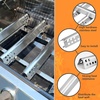 Grill Replacement Parts Kit Compatible with Char-Broil Performance 5 Burner 463347519 463347518 463243518 463275517 463373019, 475 4 Burner Gas Grill, Burners Heat Plates Crossover Tubes Igniters(16.97″-For Charbroil Performance 5 Burner)