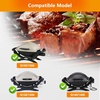 Hisencn Drip Pan for Weber, 93305 Catch Pan with 20-Pack 6415 Foil Grease Tray Liners, for Spirit 200 300 Grills& Genesis II 300, Weber Genesis Silver/Gold/Platinum, Painted Steel(10.6 x 9.25 x 1.27 inch for Weber 80346)