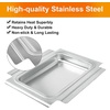 Hisencn Drip Pan for Weber, 93305 Catch Pan with 20-Pack 6415 Foil Grease Tray Liners, for Spirit 200 300 Grills& Genesis II 300, Weber Genesis Silver/Gold/Platinum, Painted Steel(10.6 x 9.25 x 1.27 inch for Weber 80346)