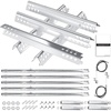 Grill Replacement Parts Kit Compatible with Char-Broil Performance 5 Burner 463347519 463347518 463243518 463275517 463373019, 475 4 Burner Gas Grill, Burners Heat Plates Crossover Tubes Igniters(16.97″-For Charbroil Performance 5 Burner)