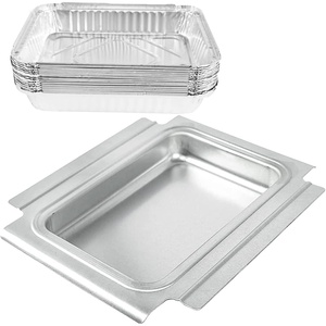 Hisencn Drip Pan for Weber, 93305 Catch Pan with 20-Pack 6415 Foil Grease Tray Liners, for Spirit 200 300 Grills& Genesis II 300, Weber Genesis Silver/Gold/Platinum, Painted Steel(10.6 x 9.25 x 1.27 inch for Weber 80346)