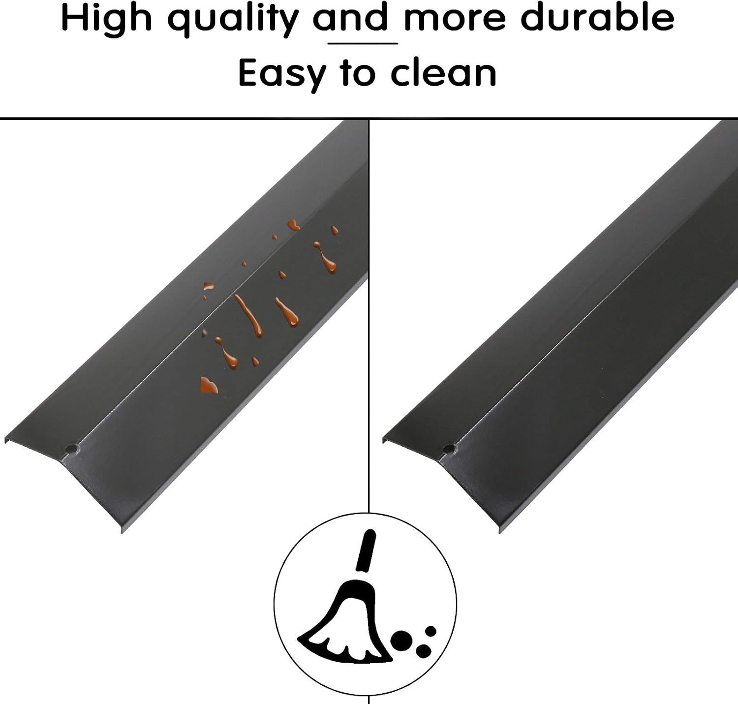 image:imageHisencn Grill Heat Plate for Brinkmann 8103660S 8102511S 8102512S8102410S Replacement Heat Tent Shield Deflector for Uniflame Aussie and Others 15 38 inch BBQ Flame Tamer Burner Cover