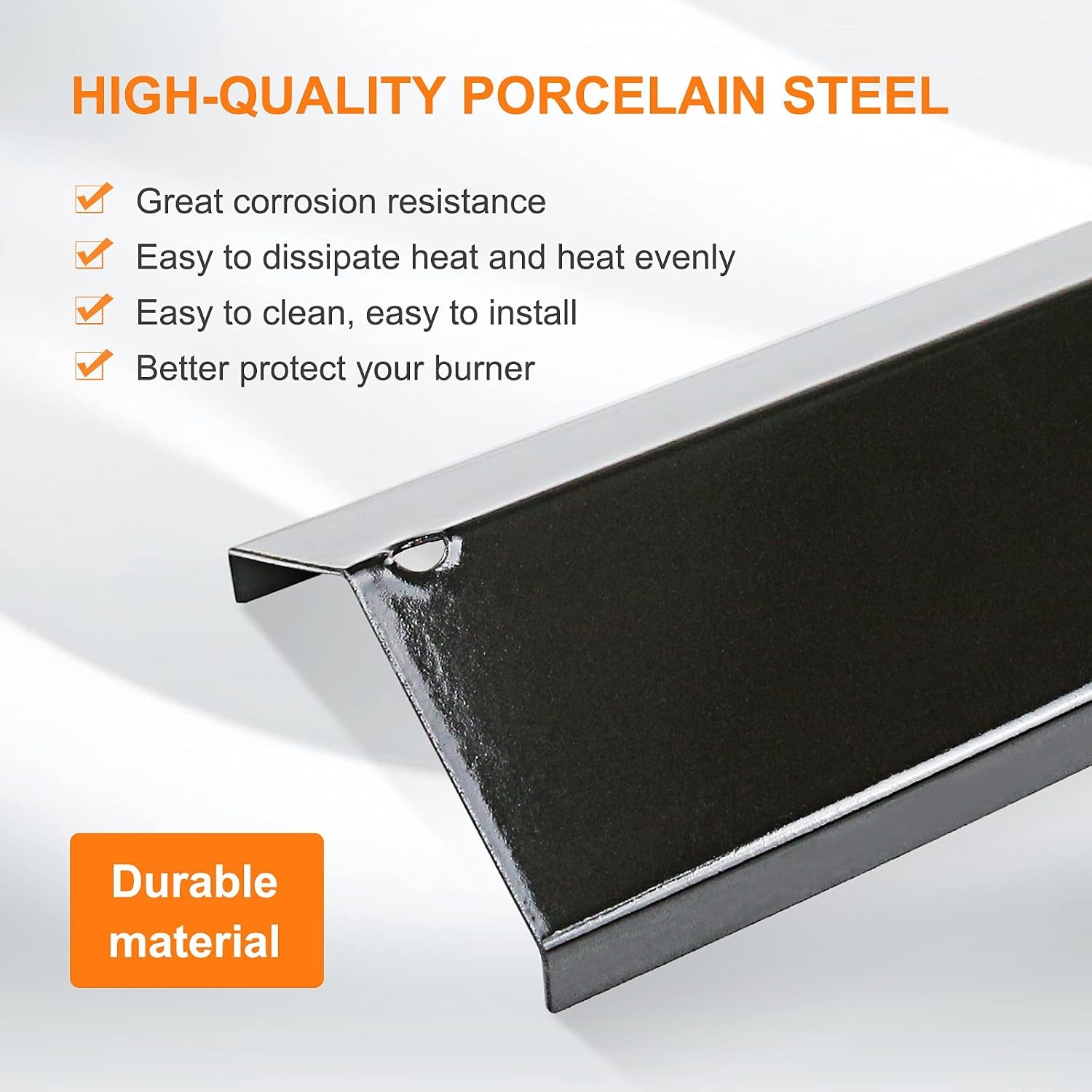 image:imageHisencn Grill Heat Plate for Brinkmann 8103660S 8102511S 8102512S8102410S Replacement Heat Tent Shield Deflector for Uniflame Aussie and Others 15 38 inch BBQ Flame Tamer Burner Cover
