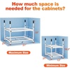 Hisencn Expandable 2-Tier Pull Out Cabinet Organizer, 123456789