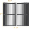 17 Inch Emitter Plates for Char-Broil TRU-Infrared Grills | 2-Pack Porcelain Steel; Fits Char-Broil 463633316, 463672016, 463672216, 463672219; Replaces G460-0500-W1(Cast Iron)