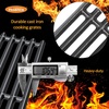 17 Inch Emitter Plates for Char-Broil TRU-Infrared Grills | 2-Pack Porcelain Steel; Fits Char-Broil 463633316, 463672016, 463672216, 463672219; Replaces G460-0500-W1(Cast Iron)