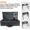 Carry Bag for Camp Chef 2 Burner Propane Stove, Camping Accessories Fits For Camp Chef Stove PRO60X EX60LW YK60LW DB60D EX170LW EX280LW YK60LWC12, Black