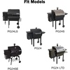 Pellet Grill Cover for Camp Chef PG24, Full-Length Patio Cover DLX 24″, SmokePro 24″, SmokePro DLX, PG24S, PG24LS, PG24SE, PG24LTD, Woodwind Pellet Grills Cover Heavy Duty 600D Waterproo