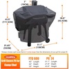 Pellet Grill Cover for Camp Chef PG24, Full-Length Patio Cover DLX 24″, SmokePro 24″, SmokePro DLX, PG24S, PG24LS, PG24SE, PG24LTD, Woodwind Pellet Grills Cover Heavy Duty 600D Waterproo