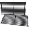 17 Inch Emitter Plates for Char-Broil TRU-Infrared Grills | 2-Pack Porcelain Steel; Fits Char-Broil 463633316, 463672016, 463672216, 463672219; Replaces G460-0500-W1(Cast Iron)