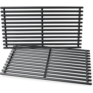 17 Inch Emitter Plates for Char-Broil TRU-Infrared Grills | 2-Pack Porcelain Steel; Fits Char-Broil 463633316, 463672016, 463672216, 463672219; Replaces G460-0500-W1(Cast Iron)