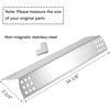 Stainless Steel Burner, Heat Plate Heat Shield, Electrode Ignitor Replacement for Select Jenn-Air 720-0709, 720-0709B,720-0727 Kitchen aid 720-0709c Gas Grill Models, 5 Pack(Stainless Steel)